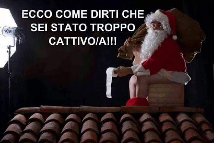 Quando Babbo Natale si inkazza e invece del carbone, porta…